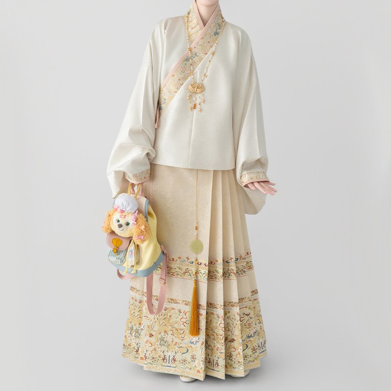 【新品】醉雨朵明制交领比甲三件套妆花马面裙汉服2025新款套装,淘宝优惠券,粉丝福利购,淘宝优惠卷