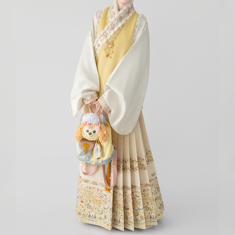 【新品】醉雨朵明制交领比甲三件套妆花马面裙汉服2025新款套装,淘宝优惠券,粉丝福利购,淘宝优惠卷