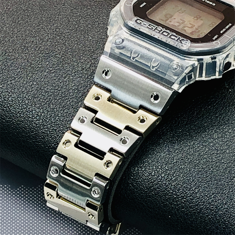 卡西欧40周年限定 GSHOCK冰川金透明手表GA-2140 DWE-5640RX - 图2