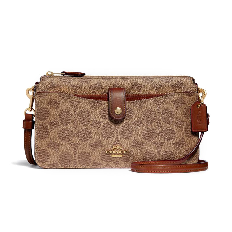 coach /蔻驰2020年新款帆布斜挎包 KeanGlobal海外女士包袋