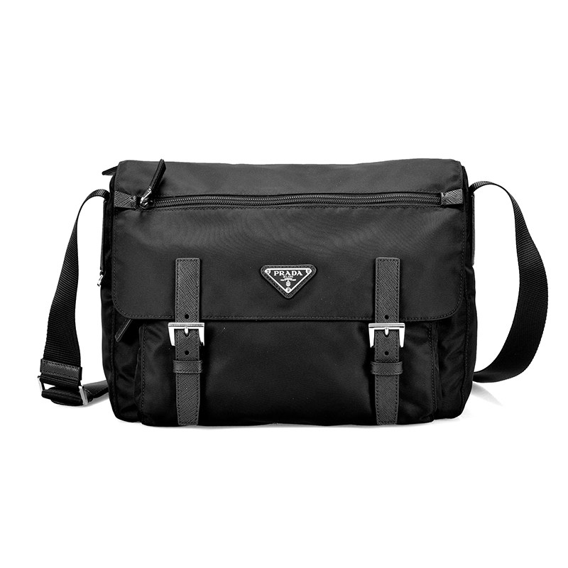 prada /普拉达男士欧美单肩斜挎包 KeanGlobal海外男士包袋