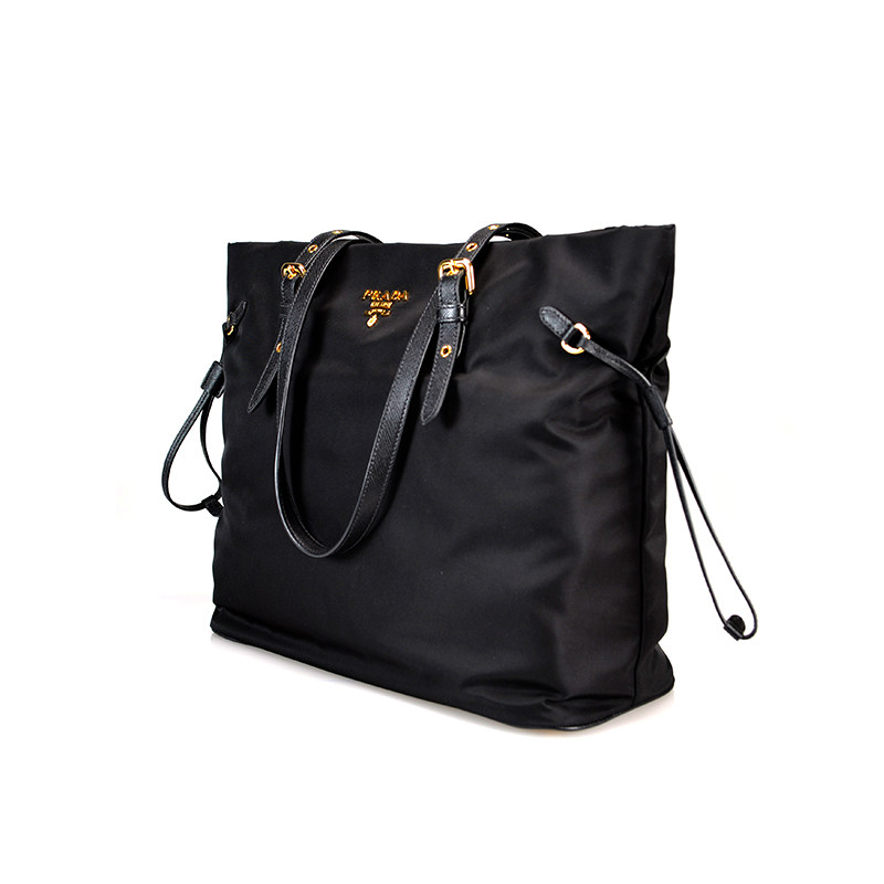 prada /普拉达尼龙布黑色托特包 KeanGlobal海外女士包袋