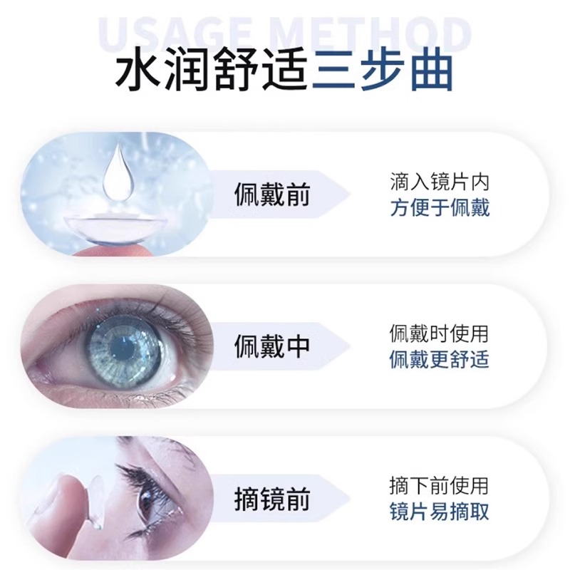 优卓AVIZOR优润角膜塑形镜OK镜RGP硬性眼镜润眼液润滑液15ml