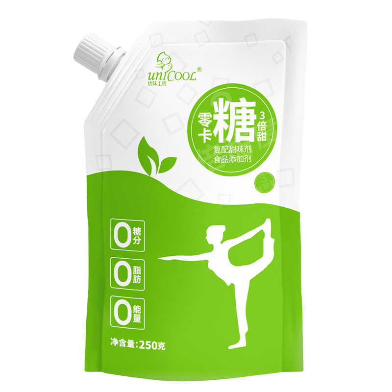 零卡糖代糖赤藓糖醇食品烘焙甜菊糖苷0糖0脂无糖0卡糖3倍白糖甜度