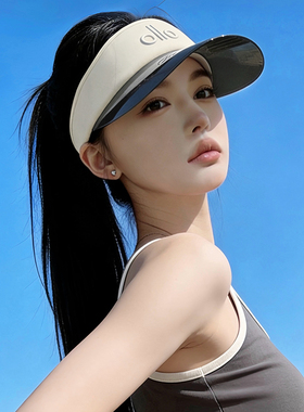夏季女款户外运动空顶防晒遮阳帽