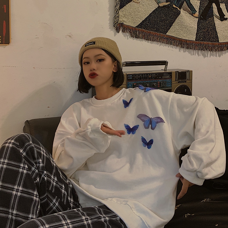 高街定制设计感小众waitmore潮卫衣 萧莲卫衣/绒衫