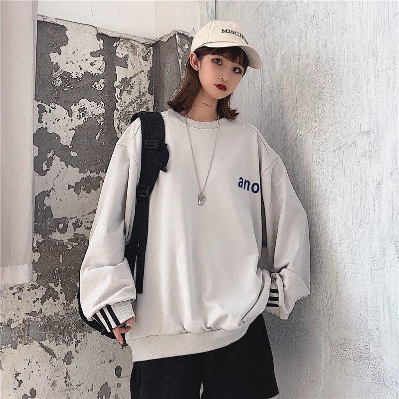 高街waitmore圆领定制潮年春秋卫衣 萧莲卫衣/绒衫