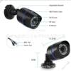 3x foreign trade special price 1200 lines HD camera outdoor waterproof BNC security monitoring CCTV analog camera