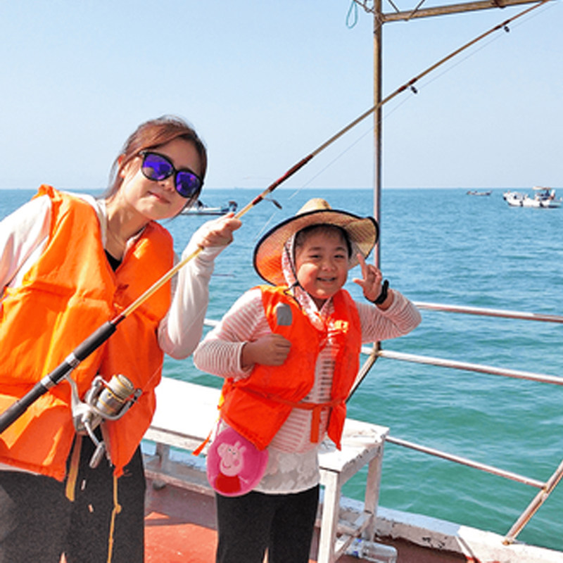威海旅游出海垂钓海钓+钓具齐备+喂海鸥海钓1日游亲子团建周边游_虎窝淘