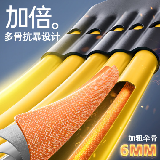 256-bone storm-resistant umbrella, enlarged, thickened and reinforced, automatic umbrella for boys, folding sun umbrella for women, rain or shine