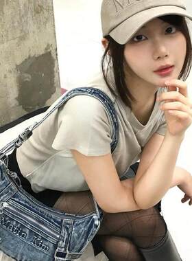 【现货】韩国小众潮牌matin kim鸭舌帽女水洗复古显脸小棒球帽