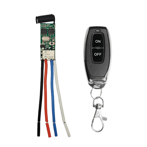 无线遥控开关3.7V5V9V12V电池电源控制模块小继电器常开常闭通断 - 图3