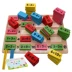 Trẻ nhỏ xây dựng máy tính kỹ thuật số khối đồ chơi domino giáo dục sớm lực lượng phát triển trí tuệ 2-3-6 tuổi 1 nam nữ - Khối xây dựng