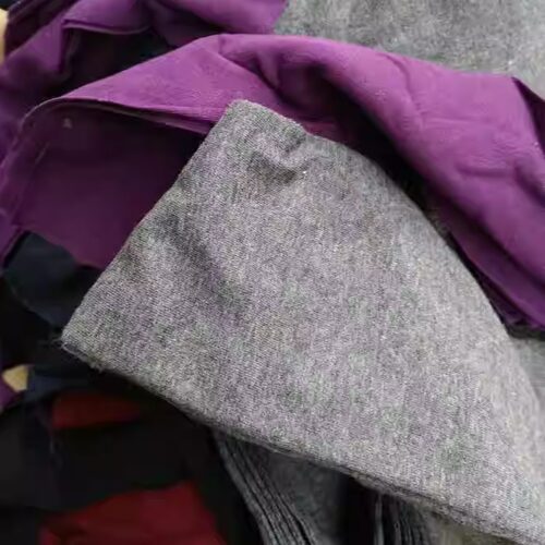 杂色布碎 擦机布碎棉针织碎布 抹布工业抹布 吸水吸油论斤销售 - 图1