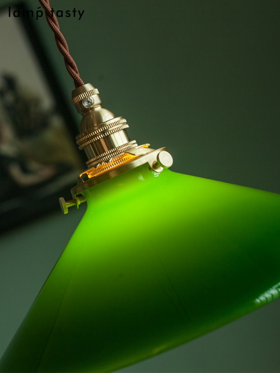 老上海复古绿色玻璃吊灯 日式中古vantage民宿餐厅橱窗茶室吊灯,淘宝优惠券,粉丝福利购,淘宝优惠卷