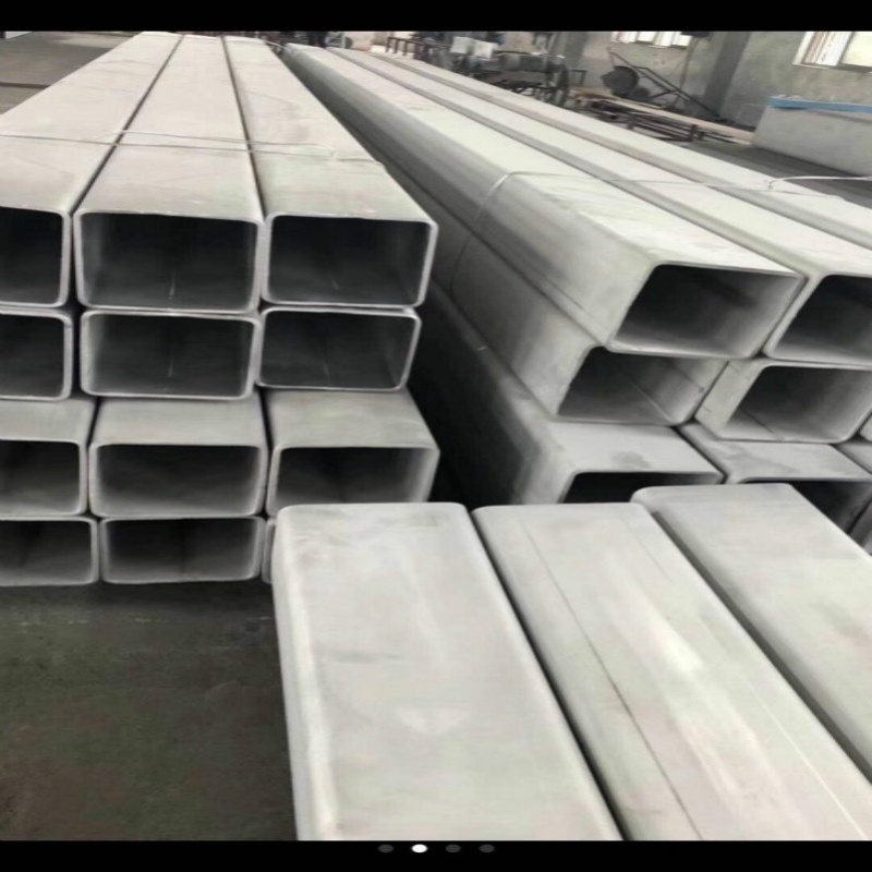 扁管加工扁管拉丝不锈钢方管40x40方管连接件搭架子钢管钢条制品 - 图1