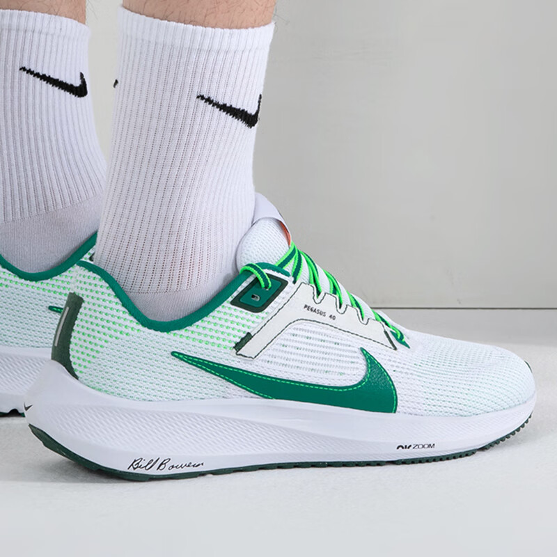 Nike耐克男鞋2023新款AIR ZOOM PEGASUS 40运动跑步鞋FJ0329-100 - 图1