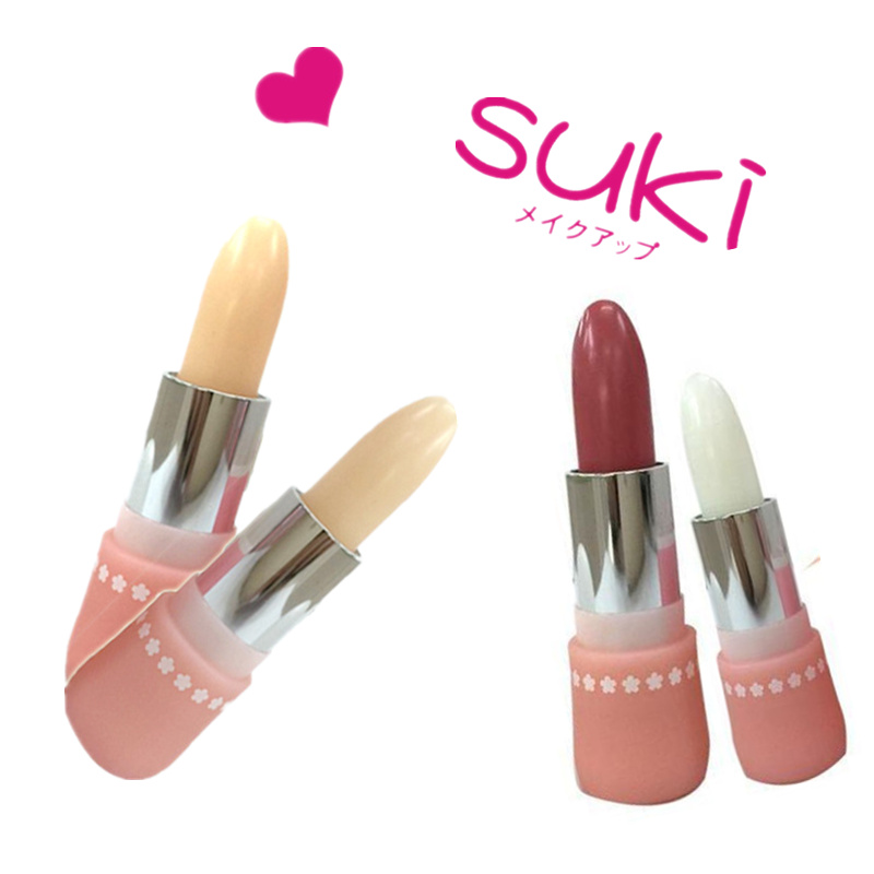 suki維E淡彩潤脣膏滋潤口紅suki口紅護脣保溼滋潤水潤