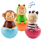 Smoby不倒翁玩具新生儿安抚玩具婴儿6-12个月宝宝早教益智玩具