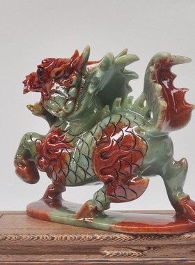 玉华阁岫玉招财聚财客厅办公室摆