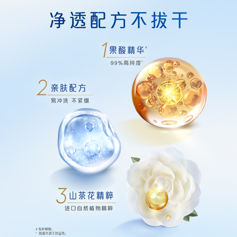 舒肤佳排浊沐浴露红石榴山茶花清爽控油保湿沐浴乳女570g留香正品 - 图3