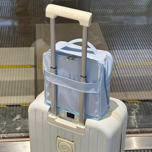 站立式化妆包女大容量分区化妆品收纳包旅行洗漱包外出便携化妆袋-图1
