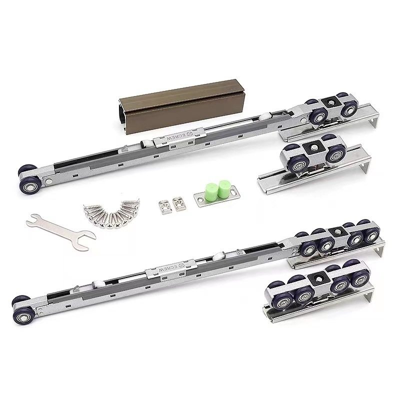 新款吊轮木门衣柜阻尼推拉门滑轮铝合金轨道移门液压双向缓冲轮子,淘宝优惠券,粉丝福利购,淘宝优惠卷