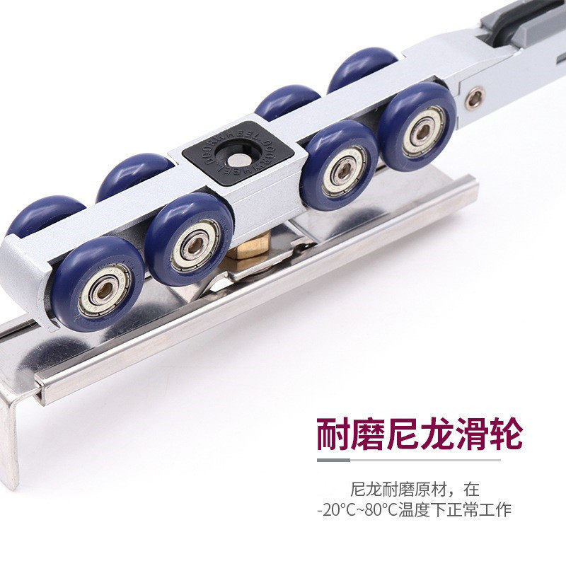 新款吊轮木门衣柜阻尼推拉门滑轮铝合金轨道移门液压双向缓冲轮子,淘宝优惠券,粉丝福利购,淘宝优惠卷