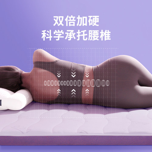 菠萝斑马空气纤维床垫家用租房学生宿舍薄榻榻米硬垫非乳胶可折叠 - 图0