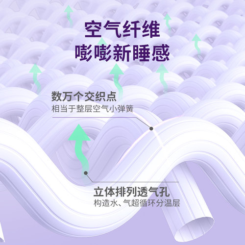 菠萝斑马空气纤维床垫家用租房学生宿舍薄榻榻米硬垫非乳胶可折叠 - 图2