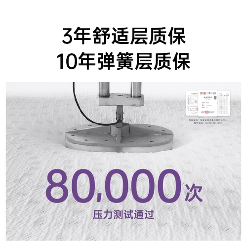 【政府补贴】菠萝斑马海浪床垫硬适中学生席梦思弹簧家庭用 - 图2