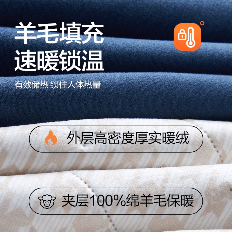 北极绒秋冬季防寒加绒加厚羊毛保暖背心女士男中老年2025新款内衣,淘宝优惠券,粉丝福利购,淘宝优惠卷
