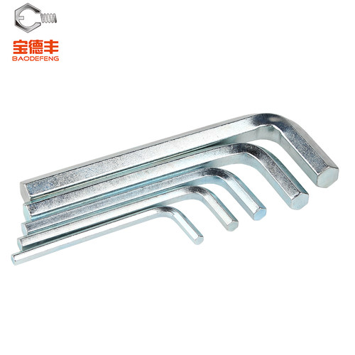 L型内六角扳手球头内六方形匙套装内六角螺丝刀0.9-2-3-4-5-6-8mm - 图0