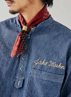 黄铜七彩氧化做旧复古指环方巾扣