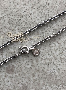 日本制银牌T型银链项链