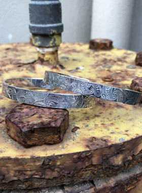 匠人唐草印第安风手镯