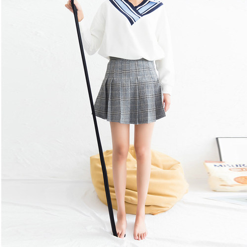 女装大佬过膝袜长筒袜加长白丝黑丝袜连裤袜男高个伪娘加绒jk袜子 - 图2