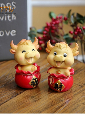 家居客厅摆件树脂招财