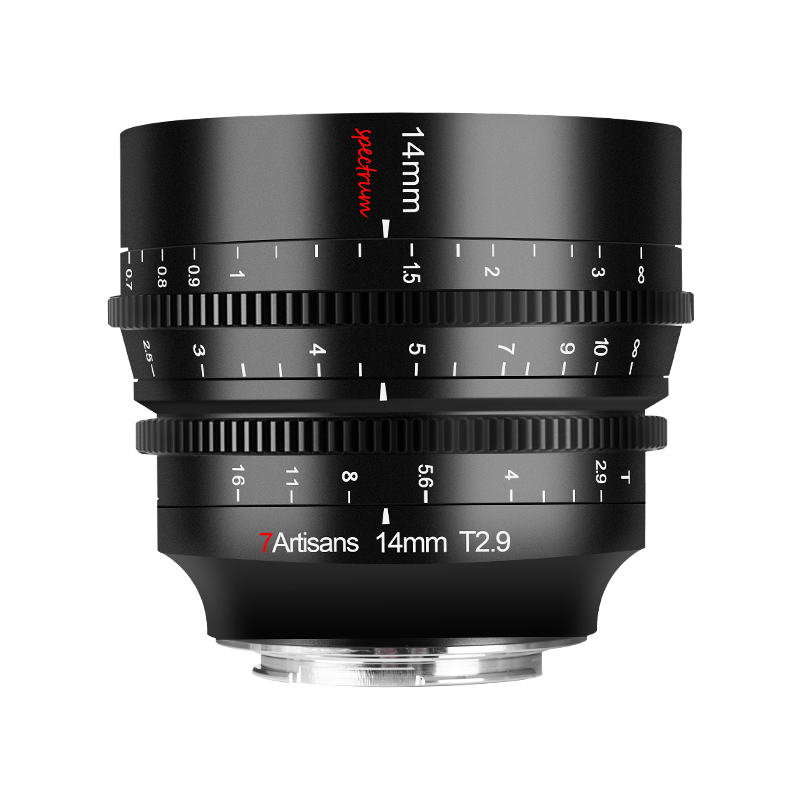 七工匠14mm T2.9 Cine全画幅超广角电影镜头适用于FX3 FE/Z/RF/L - 图3