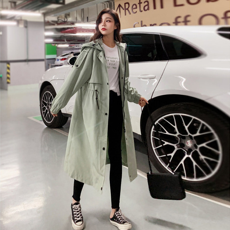 2020春秋新款白色风衣韩版港风大衣 眷梦风衣