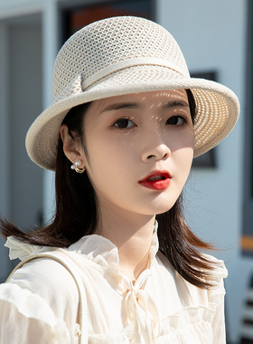 帽子女款夏季遮阳防晒太阳渔夫帽