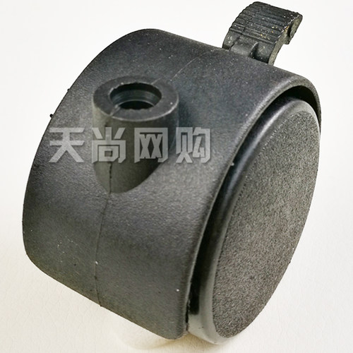 2寸无杆带刹车万向轮办公椅子滑轮子轱辘脚轮老板电脑网转椅滚轮 - 图0