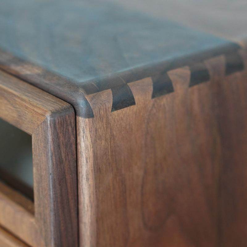 6抽柜北美黑胡桃陈列柜样品柜茶具收纳柜茶饼盒茶杯茶具盒牙科柜,淘宝优惠券,粉丝福利购,淘宝优惠卷