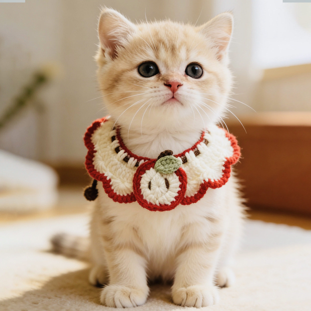 宠物项圈新年围脖狗狗猫咪秋冬衣服猫猫项圈小猫口水巾可爱围兜,淘宝优惠券,粉丝福利购,淘宝优惠卷