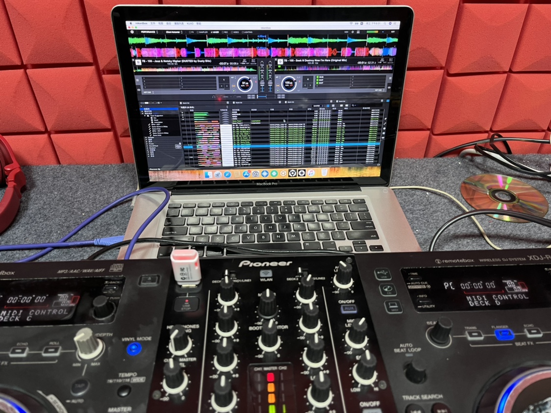 先锋dj打碟机 支持电脑打碟 u盘 cd光盘 功能全XDJ R1 rekordbox. - 图0