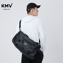 KMV Fitness Bag Men Sports Travel Bag Dry Wet Separation Short Hand Luggage Bag Large Capacity Diagonal Satchel Swim Bag