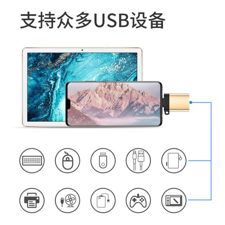 OTG转接头type-c手机USB3.0母转笔记本usb高速外接传输数据转换器 - 图2