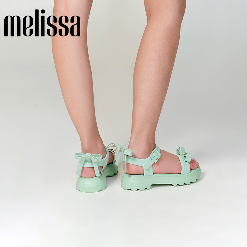 Melissa/梅丽莎2025新款GIRLBOW厚底凉鞋锯齿厚底轻盈显高35972,淘宝优惠券,粉丝福利购,淘宝优惠卷