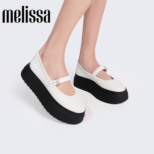 Melissa/梅丽莎26春新款SOFT女芭蕾松糕鞋厚底度假玛丽珍鞋37858 - 图0