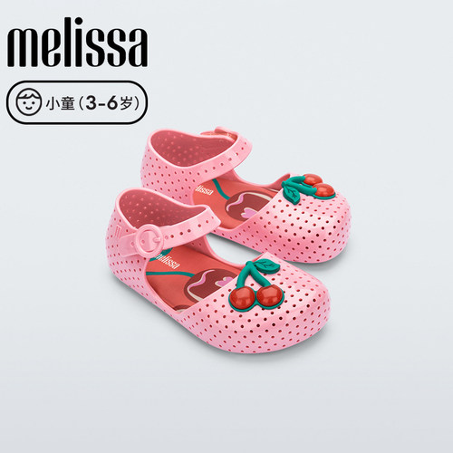 Melissa梅丽莎春季新款小童透气芭蕾鞋可爱蝴蝶结公主风单鞋35980 - 图2